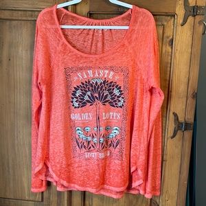 Lucky Brand Long Sleeve Top size XL